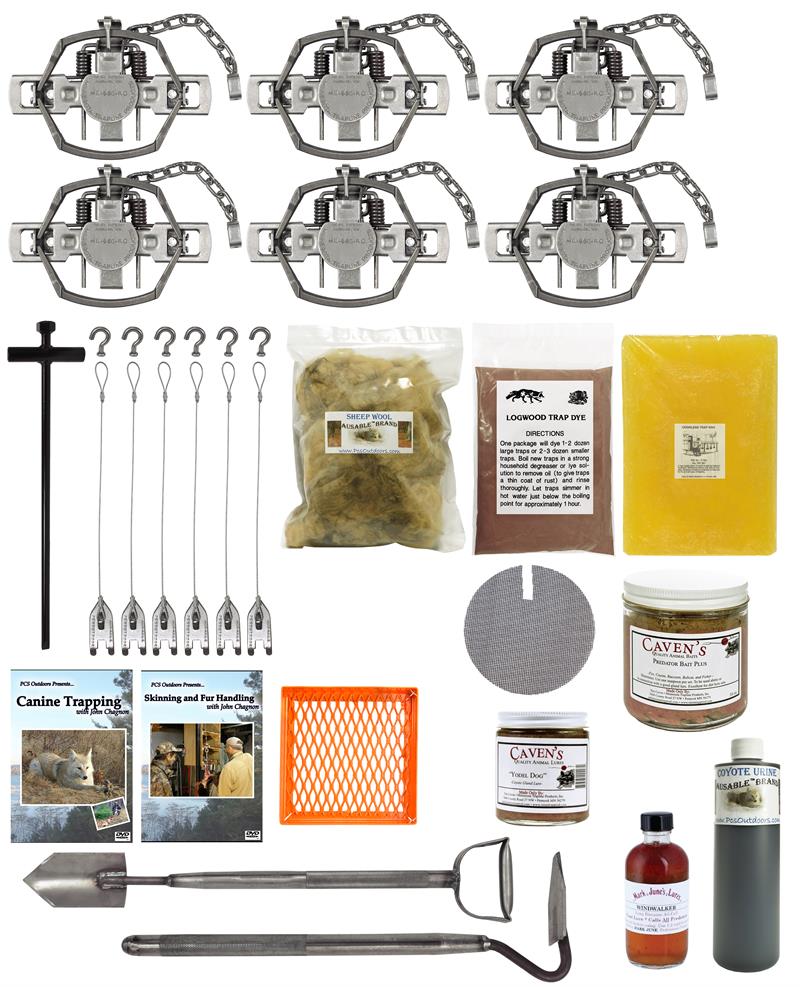 TRAPPING STARTER KIT FOR COYOTE DELUXE KIT Animal Traps & Supplies