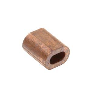 thumbnail image 2 of 100 Pack 1/8" Aluminum Double Ferrules – For Cable Trapping – Snare Ferrules 2 of 6