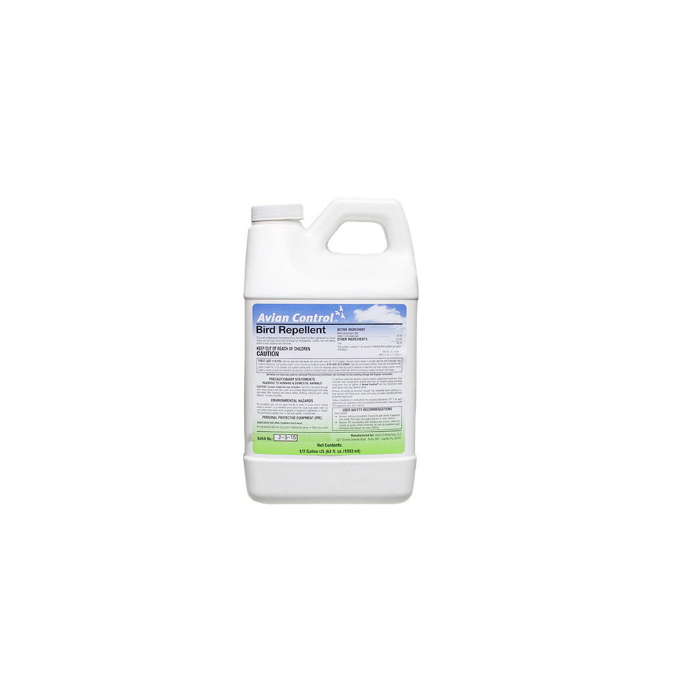 BIRDBGONE AVIAN CONTROL 20 METHYL ANTHRANILATE (MA) 1/2 gl. Animal
